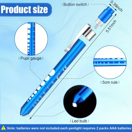 LED medical penlight (2 piece)