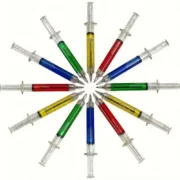 Syringe highlighter pens – 4 pack - Image 2