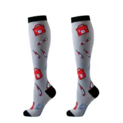 Novelty compression nursing socks (6 pairs) - Image 4