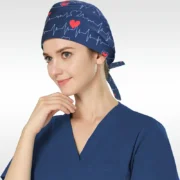 Printed scrub caps - Image 4